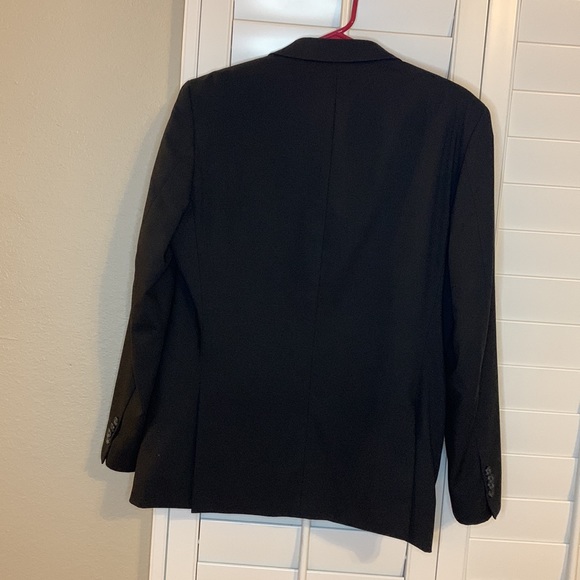 Kenneth Cole Reaction Techni Cole Black Blazer Jacket Size 40R - Picture 7 of 17